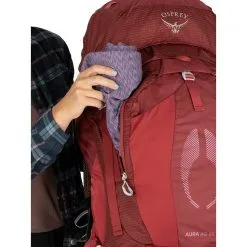 Osprey Aura AG 65 -Sac à Dos De Ski Osprey Aura AG 65 Berry Sorbet Red S22 Detail1 1