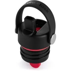 Hydro Flask 24oz / 709ml Standard Mouth + Flex Straw Cap -Sac à Dos De Ski Standard Mouth Flex Straw Cap Black Open2 1 1