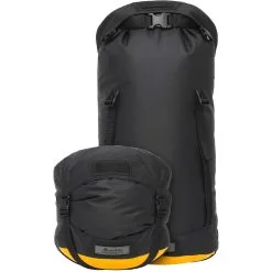 Sea To Summit Evac Compression Dry Bag HD 20L Jet Black / Zinnia -Sac à Dos De Ski sea to summit evac compression dry bag hd 20l jet black zinnia jet black 34714