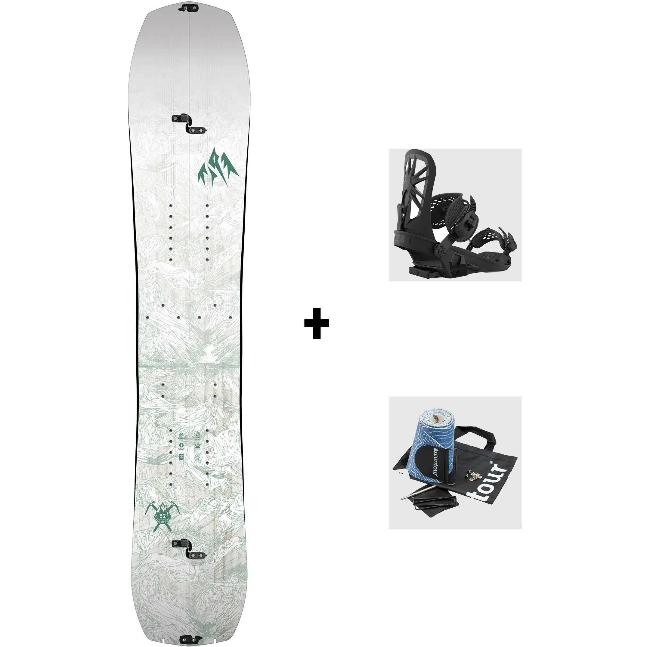 Jones Women's Solution 22/23 Intermediate Splitboard Set 3 Jones Women's Solution 22/23 Intermediate Splitboard Set